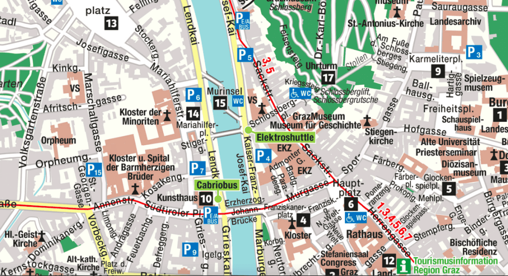 Graz citymap