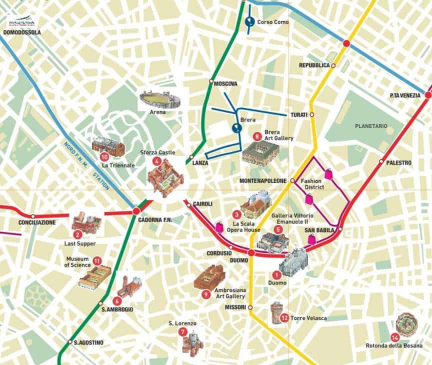 北義【維洛納Verona】2026年冬季奧運閉幕地點Anfiteatro Arena|茱麗葉的故居Casa di Giulietta 、Corte Farina義式Pizza—【米蘭Milan】米蘭大教堂Milan Cathedral、艾曼紐迴廊Galleria Vittorio Emanuele II、UNA Hotels Expo Fiera Milano 9 milan attractions map