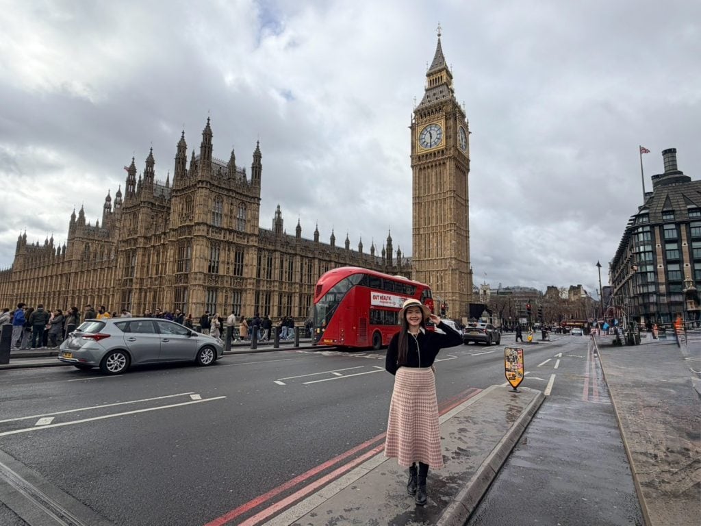 Big Ben and london bus