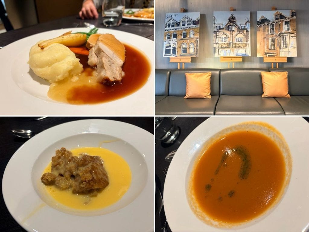 Crowne Plaza Hotel Harrogate dinner