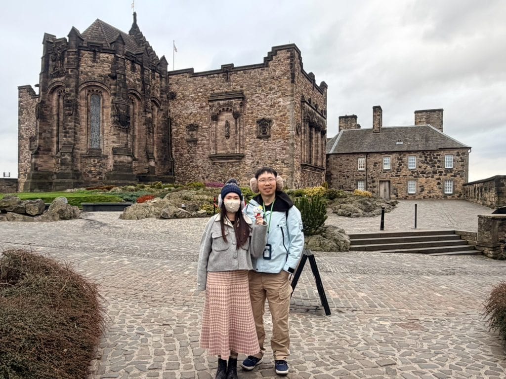 Edinburgh Castle in Feb