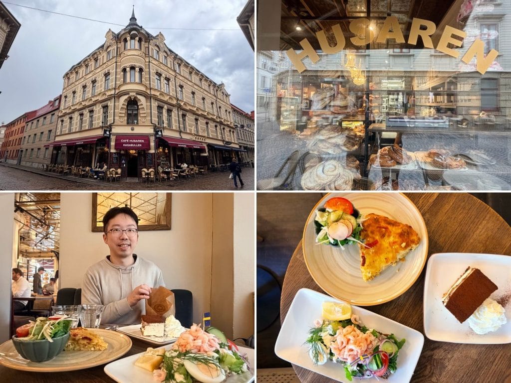 瑞典【哥特堡】Göteborg|丹麥腓特烈港—瑞典哥特堡港渡輪|哥特堡行程規劃:Skansen Kronan城堡、哥特堡大教堂Gustavi domkyrka、哥塔運河與遊船Göta kanal、古斯塔夫廣場Gustaf Adolf square|Café Husaren Home Of Hagabullen超大肉桂捲|Radisson Blu Scandinavia 12 Cafe Husaren Home Of Hagabullen