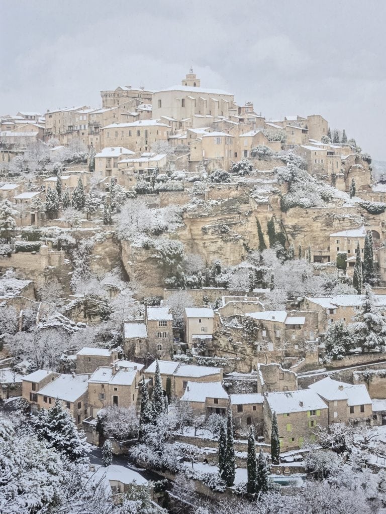 Village of Bories winter